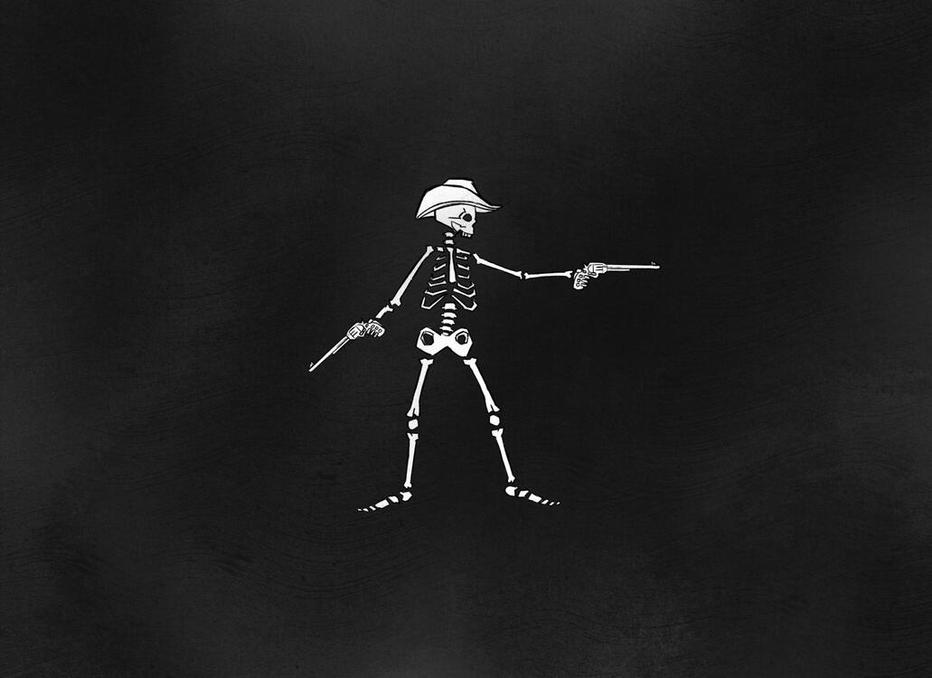 Skeleton Cowboy